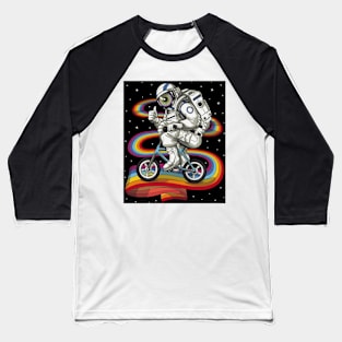 Astronaut On A Bike - Best Selling Baseball T-Shirt